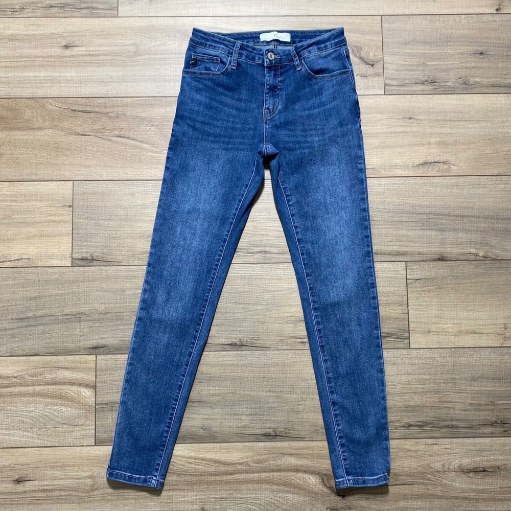 KanCan Womens Mid Rise Stretch Skinny Jeans‎ Size  5 Blue